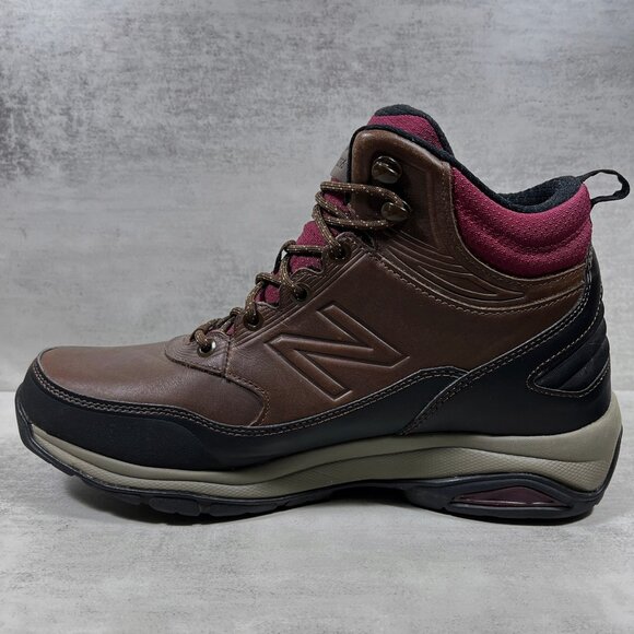 New Balance 1400 Waterproof Trail Hiking Boots - Women's Size 10 D Wide - Brown - Picture 5 of 9